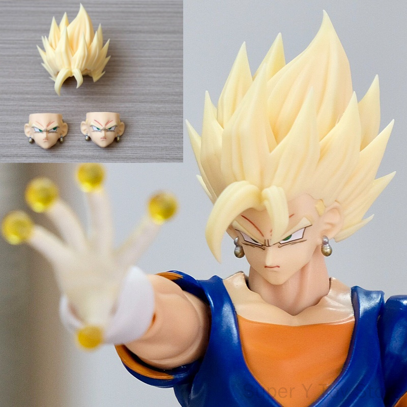 Vintage Collectible Figurines - ฟิกเกอร์ผมเวจิโตะจากดราก้อนบอล Z ใหม่ ปรับแต่งให้เข้ากับชุดอุปกรณ์เสริม Bandai Shf2.0