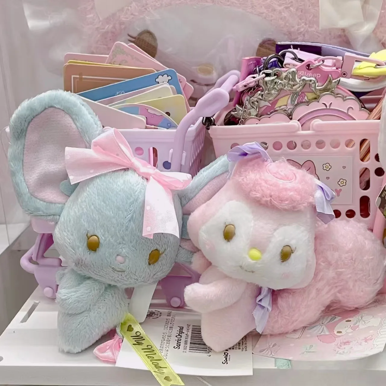 Vintage Collectible Dolls - พวงกุญแจตุ๊กตากระรอกสีชมพูสไตล์วินเทจขนาด 10 ซม. น่ารัก นุ่มนิ่ม เหมาะสำหรับตกแต่งกระเป๋าเป้