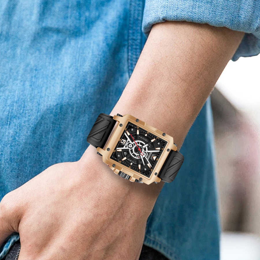 Vintage Collectible Watches - นาฬิกาข้อมือผู้ชายสุดหรู คุณภาพสูง กันน้ำ เรืองแสง นาฬิกาควอตซ์สำหรับผู้ชาย นาฬิกากีฬา