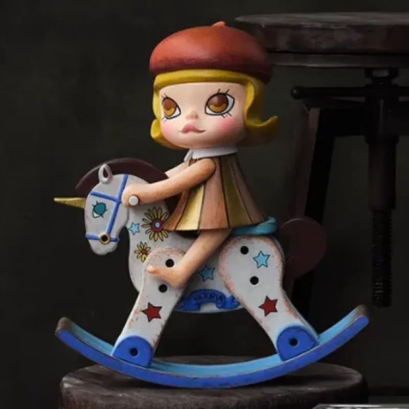 Vintage Collectible Dolls - POP MART MOLLY รุ่นฉลองครบรอบ ซีรีส์คลาสสิคเรโทร ของเล่นกล่องสุ่มสุดฮิต