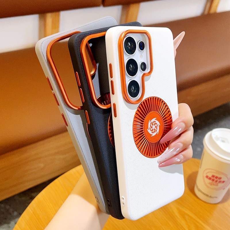 Camera Leather Case - เคสแม่เหล็ก MagSafe สำหรับ Samsung Galaxy S26