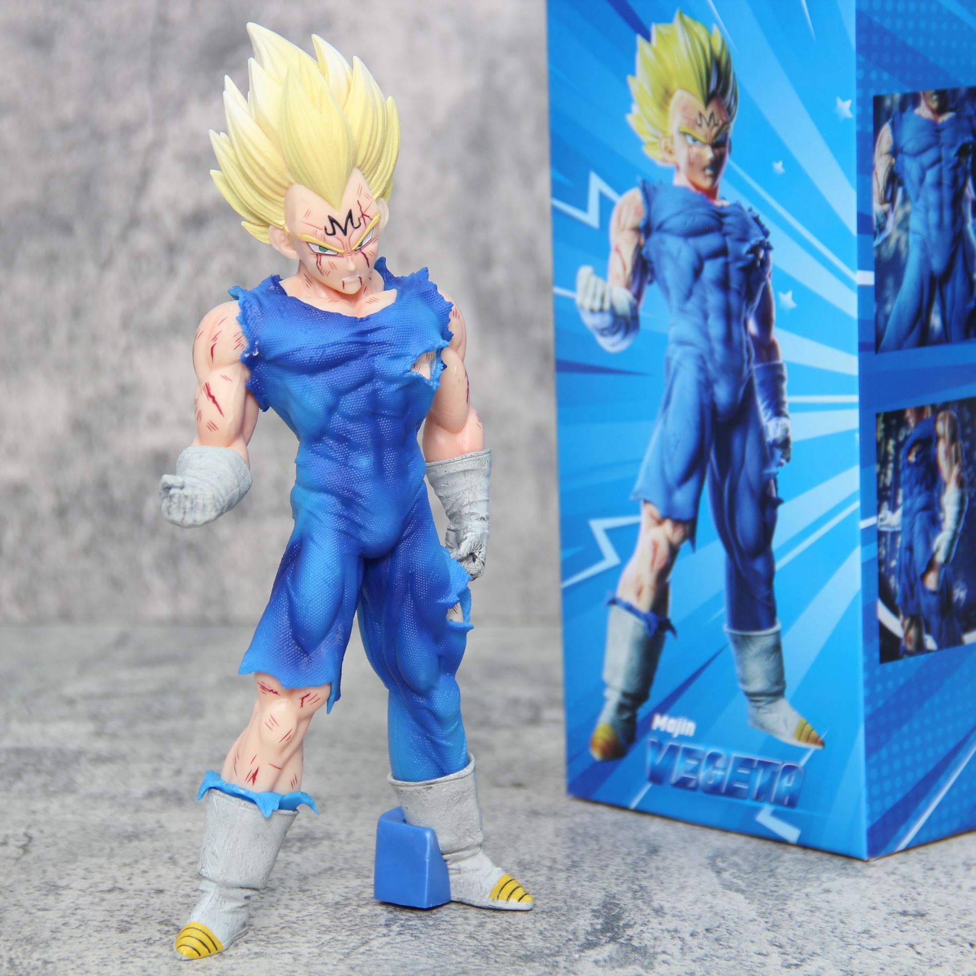 Vintage Collectible Figurines - ดราก้อนบอล แซด ซูเปอร์ไซย่า เจ้าชายเบจิต้า ฟิกเกอร์ โมเดลท่าทางยืนวิเศษ