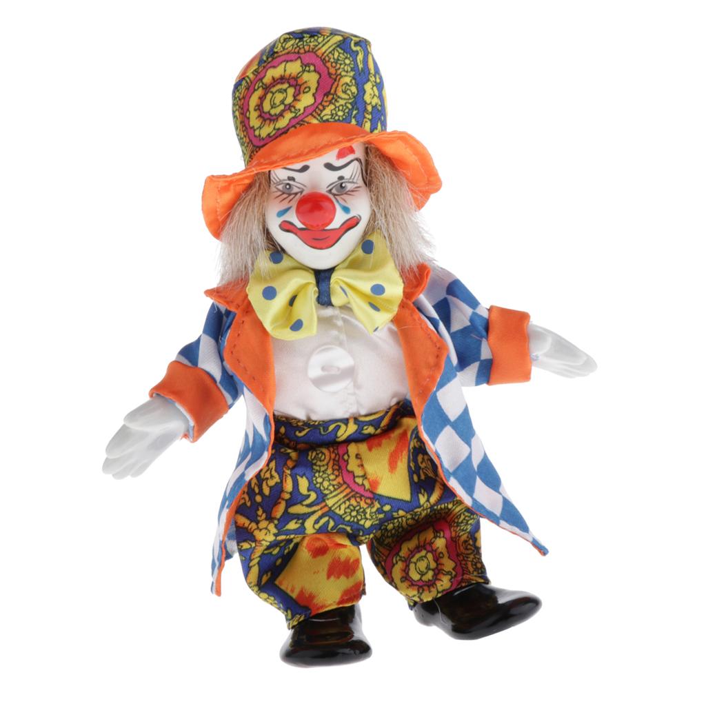 ตุ๊กตาตัวตลกเซรามิกพอร์ซเลนของ - Vintage Collectible Clowns บทวิจารณ์และราคา