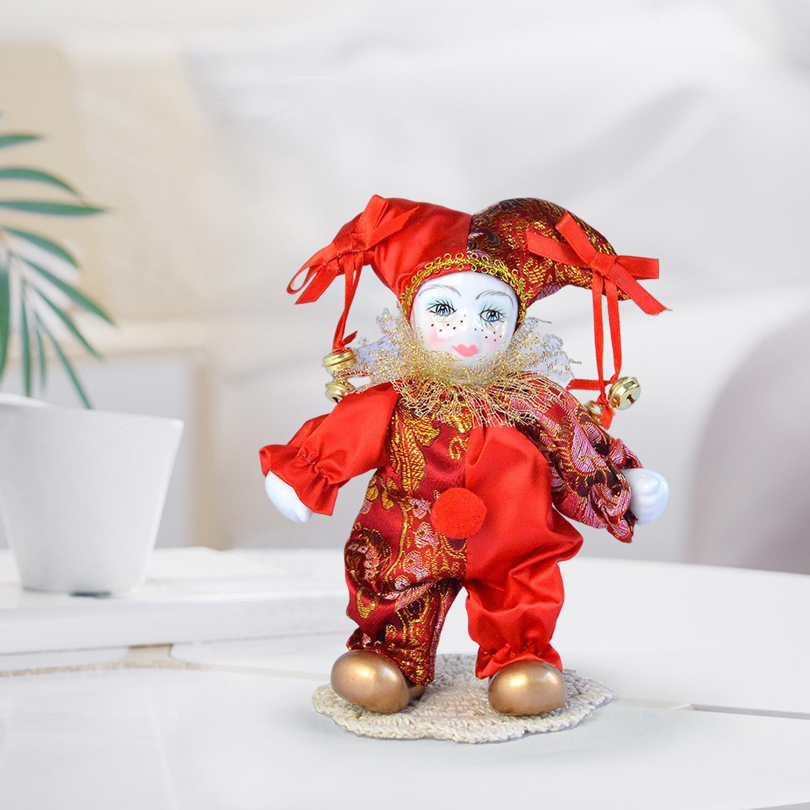 ตุ๊กตาฮาร์เลควินวินวินเทจตุ๊กต - Vintage Collectible Clowns บทวิจารณ์และราคา