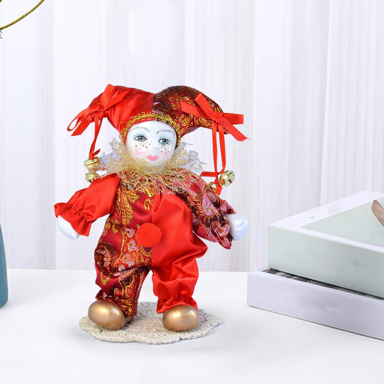 ตุ๊กตาฮาร์เลควินวินวินเทจตุ๊กต - Vintage Collectible Clowns บทวิจารณ์และราคา