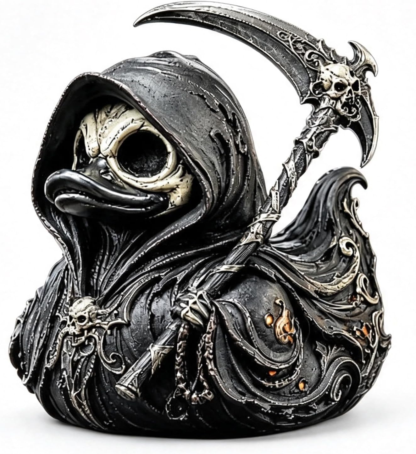 เป็ดสะสมสไตล์กอธิค Grim Reaper - Vintage Collectible Figurines บทวิจารณ์และราคา