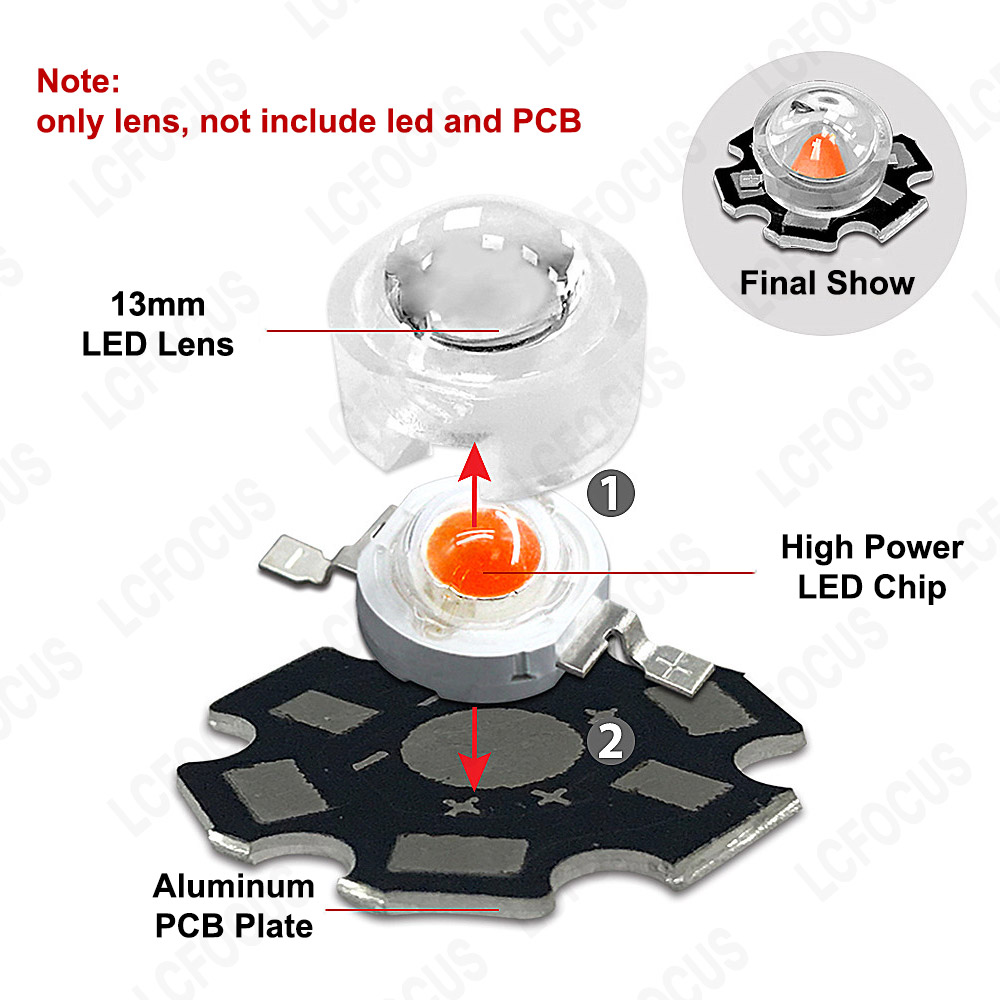 13mm 1W 3W Mini LED เลนส์ 15 3 - Darkroom Enlarger Lens บทวิจารณ์และราคา