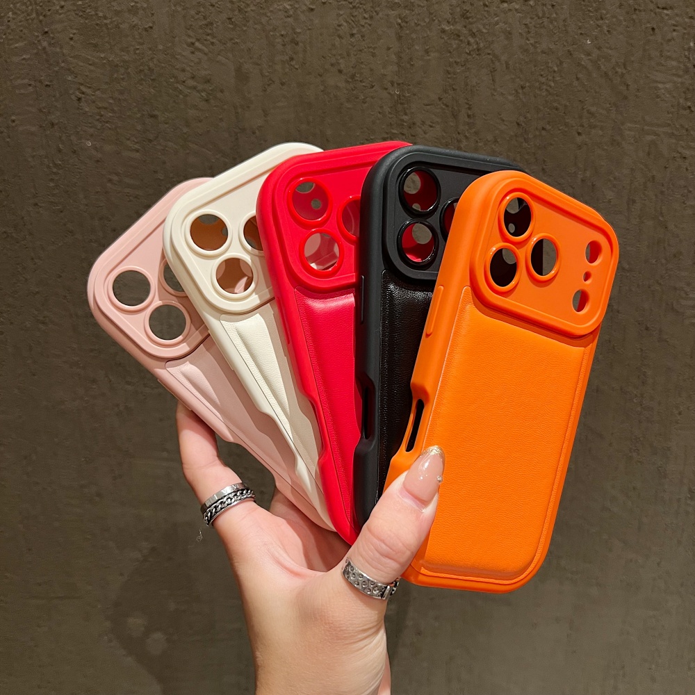 เคสโทรศัพท์หนังลายวงรีสุดหรูสำ - Camera Leather Case บทวิจารณ์และราคา