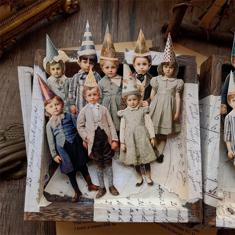 ชุดกระดาษตกแต่งลายตัวตลกวินเทจ - Vintage Collectible Dolls บทวิจารณ์และราคา