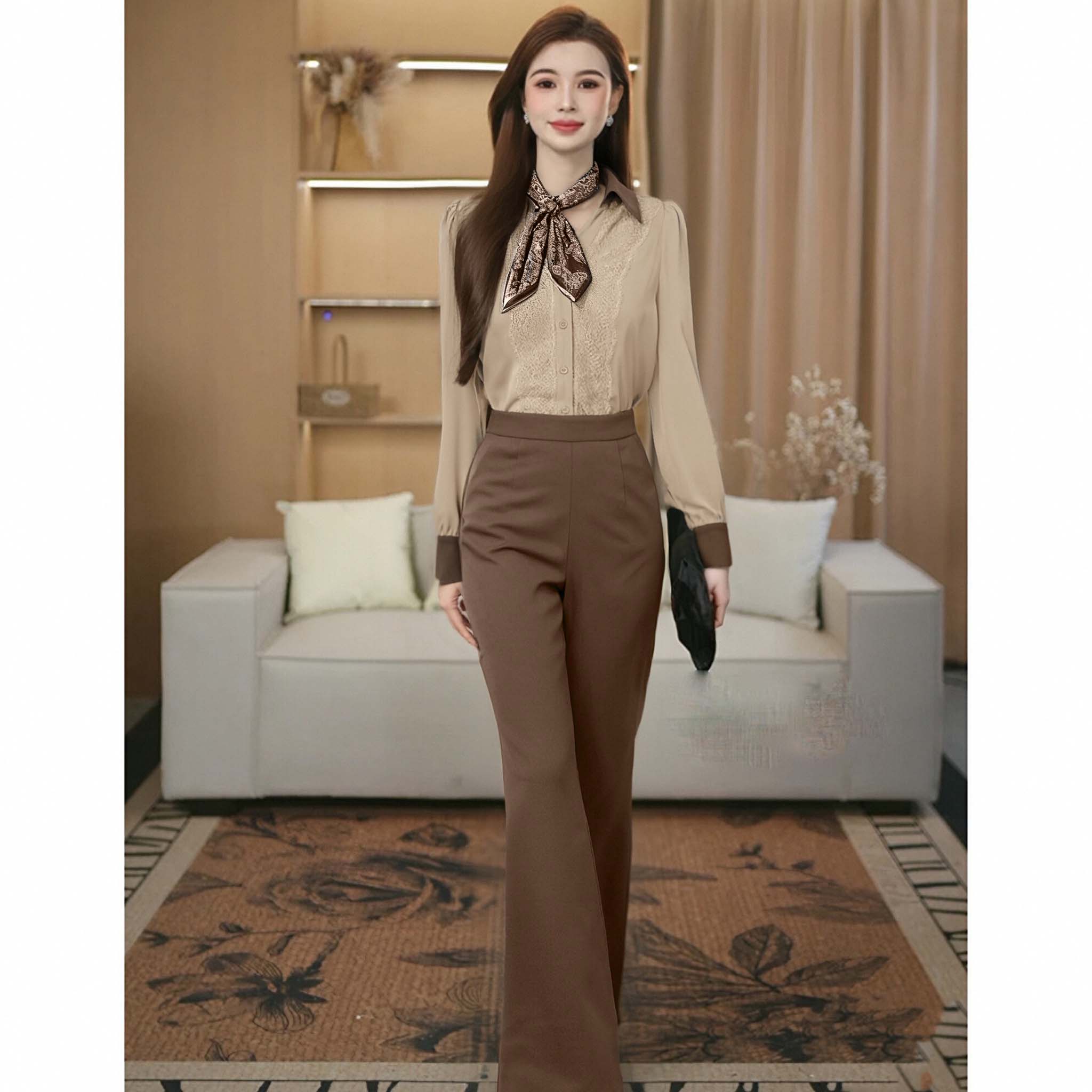ชุดผ้าพันคอไหมแฟชั่นสองชิ้น สไ - Vintage Collectible Clothing บทวิจารณ์และราคา