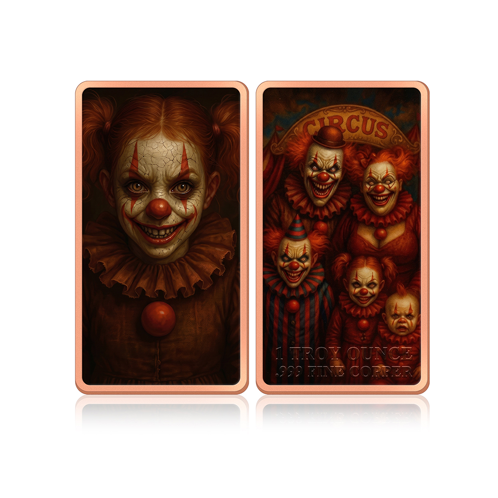 เหรียญทองแดง 1 ออนซ์ 6 ชิ้น รู - Vintage Collectible Clowns บทวิจารณ์และราคา