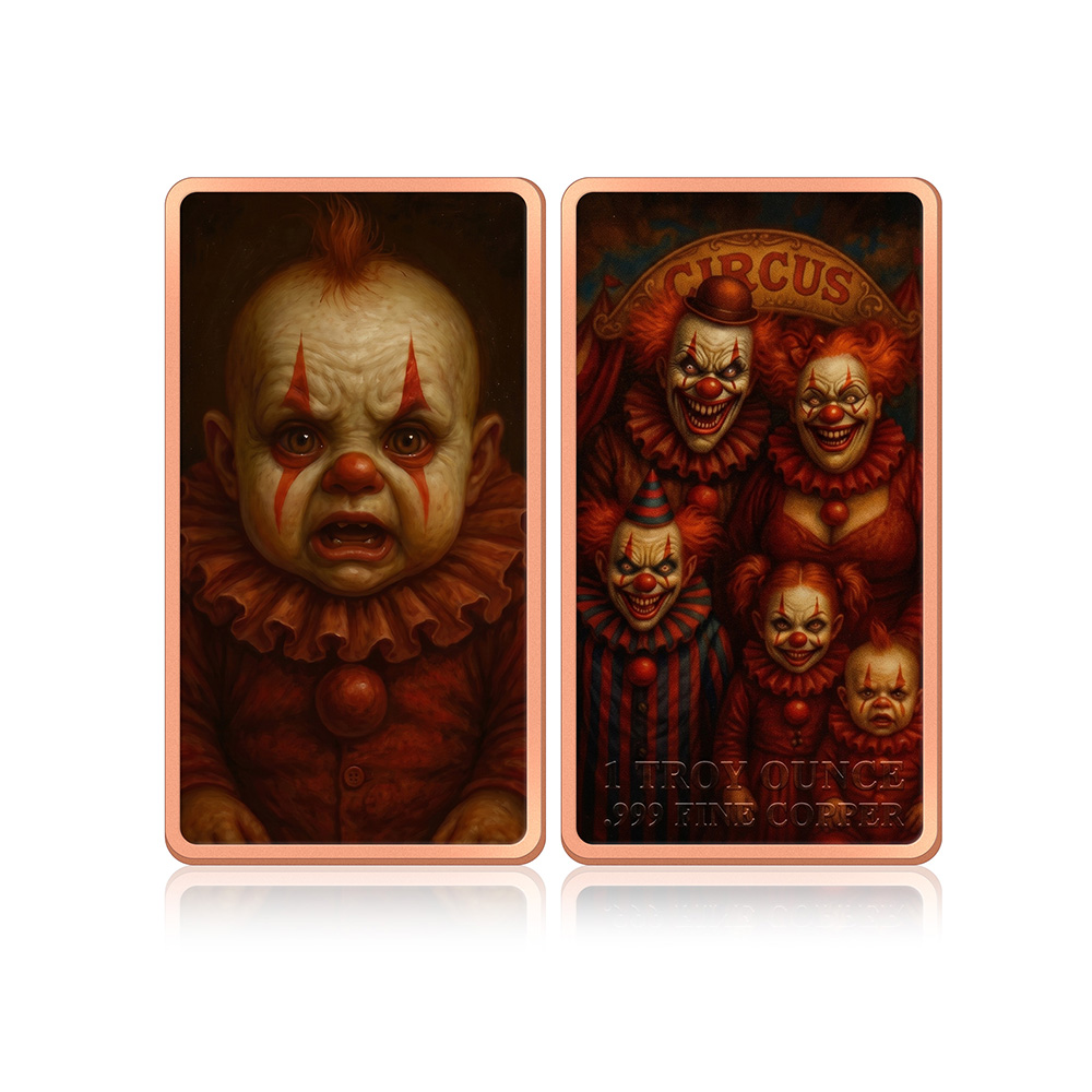 เหรียญทองแดง 1 ออนซ์ 6 ชิ้น รู - Vintage Collectible Clowns บทวิจารณ์และราคา
