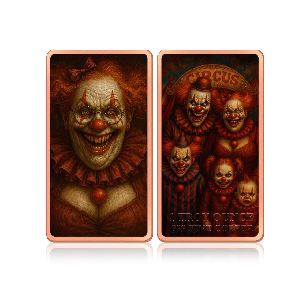 เหรียญทองแดง 1 ออนซ์ 6 ชิ้น รู - Vintage Collectible Clowns บทวิจารณ์และราคา