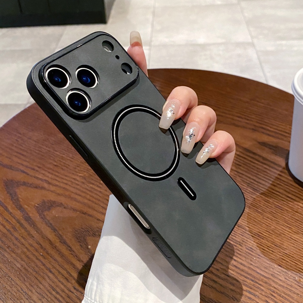 เคสแม่เหล็กหนังแกะแบบด้าน สำหร - Camera Leather Case บทวิจารณ์และราคา