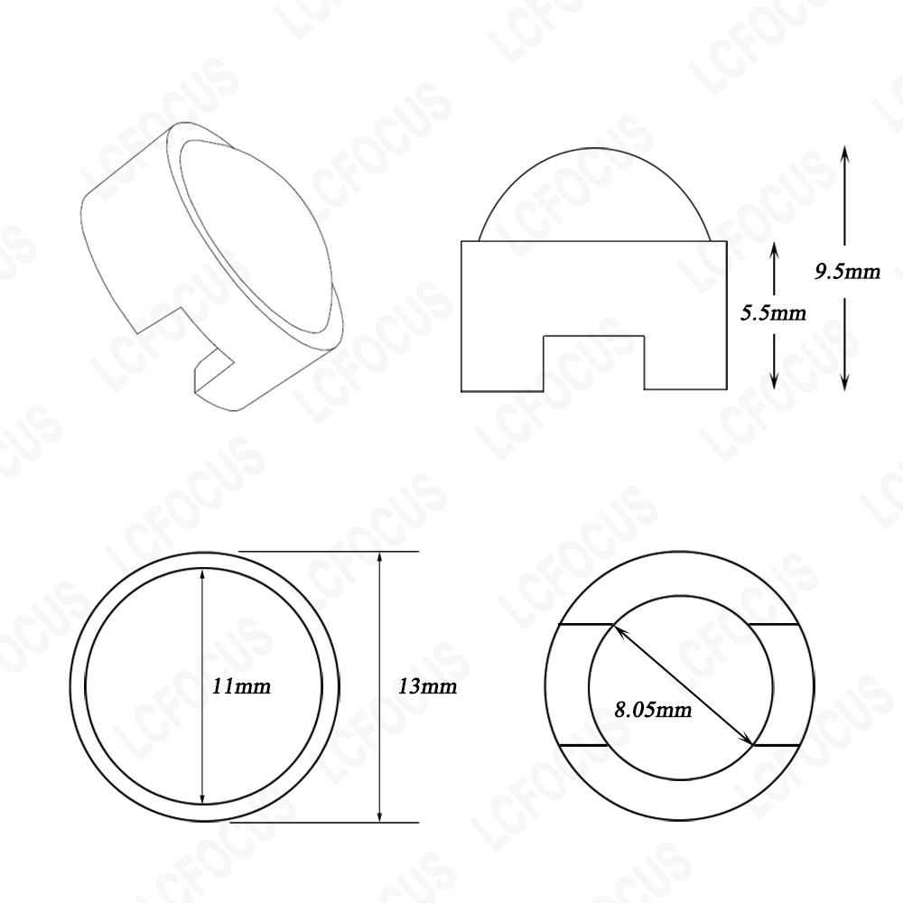 1 W 3 W 5 W Mini LED เลนส์เลนส - Darkroom Enlarger Lens บทวิจารณ์และราคา