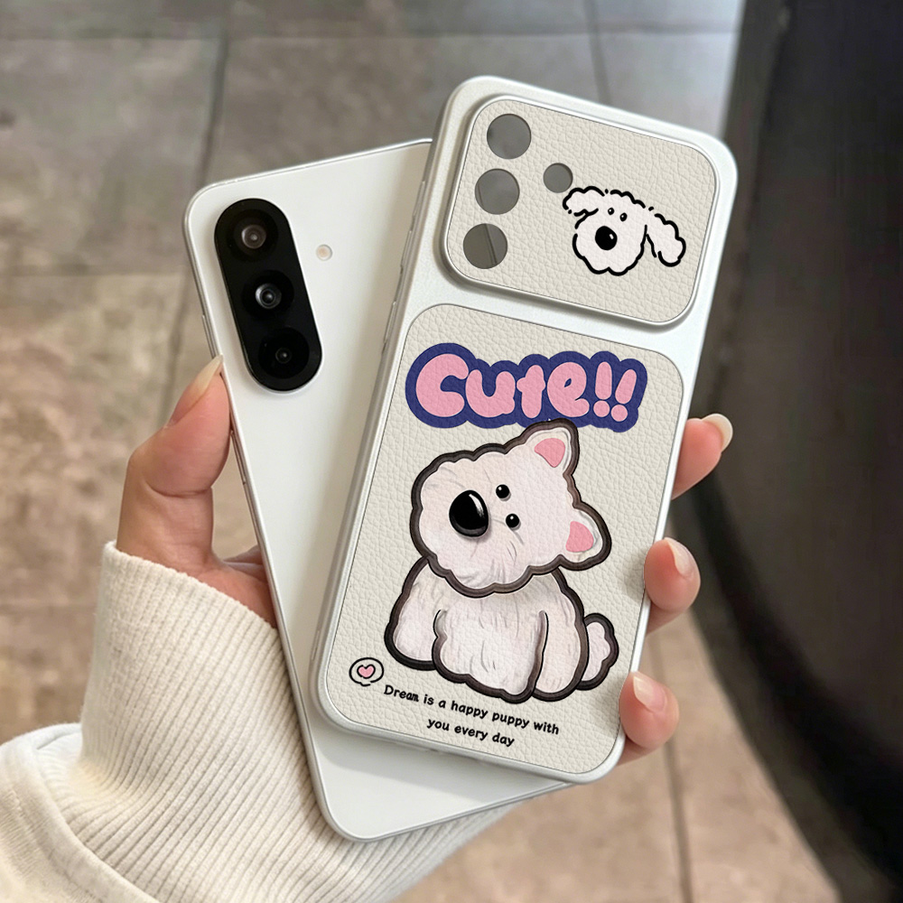เคสโทรศัพท์ลายการ์ตูนสุนัขน่าร - Camera Leather Case บทวิจารณ์และราคา