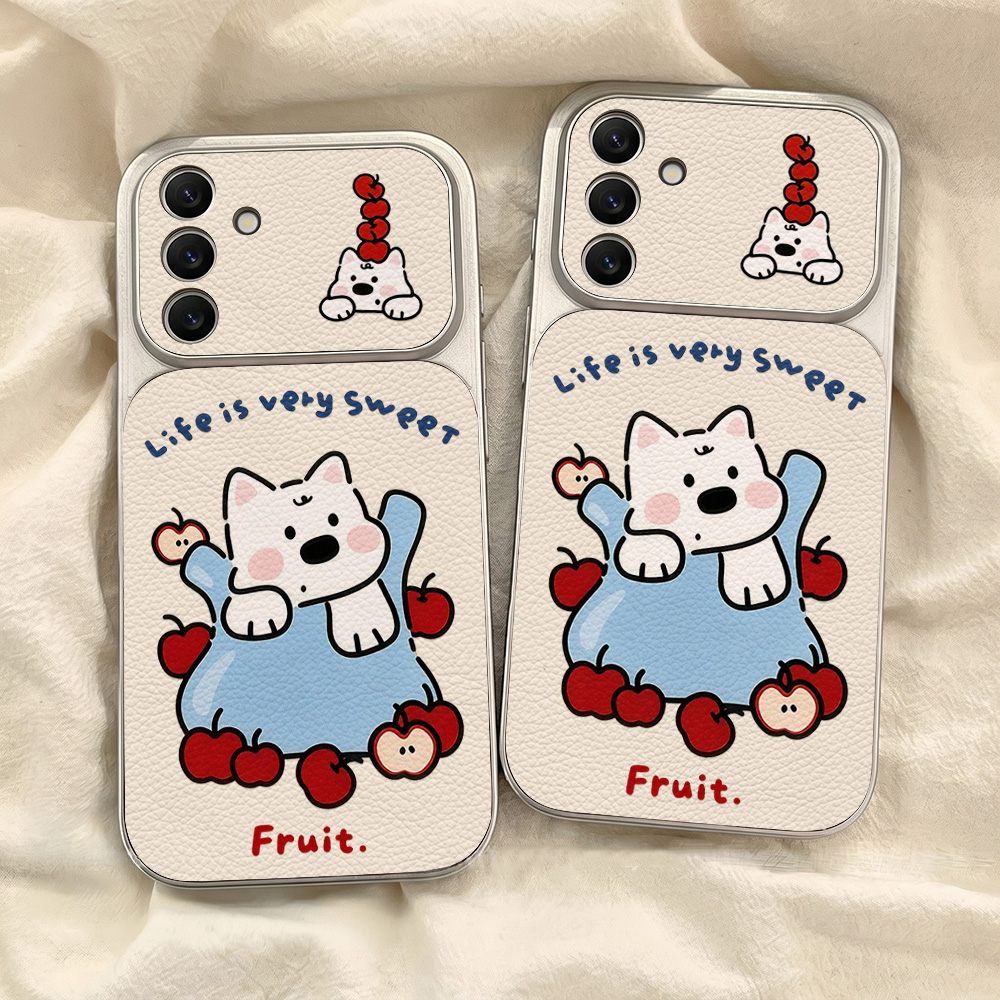 เคสโทรศัพท์ลายการ์ตูนสุนัขน่าร - Camera Leather Case บทวิจารณ์และราคา