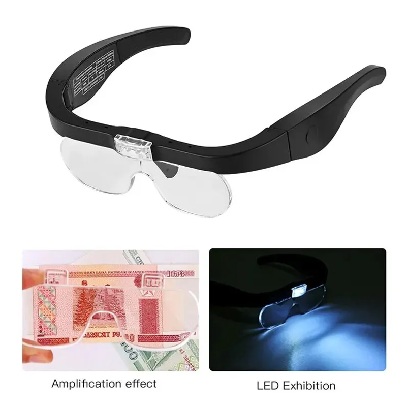 แว่นขยายแบบสวมศีรษะพร้อมไฟ LED - Darkroom Enlarger Lens บทวิจารณ์และราคา