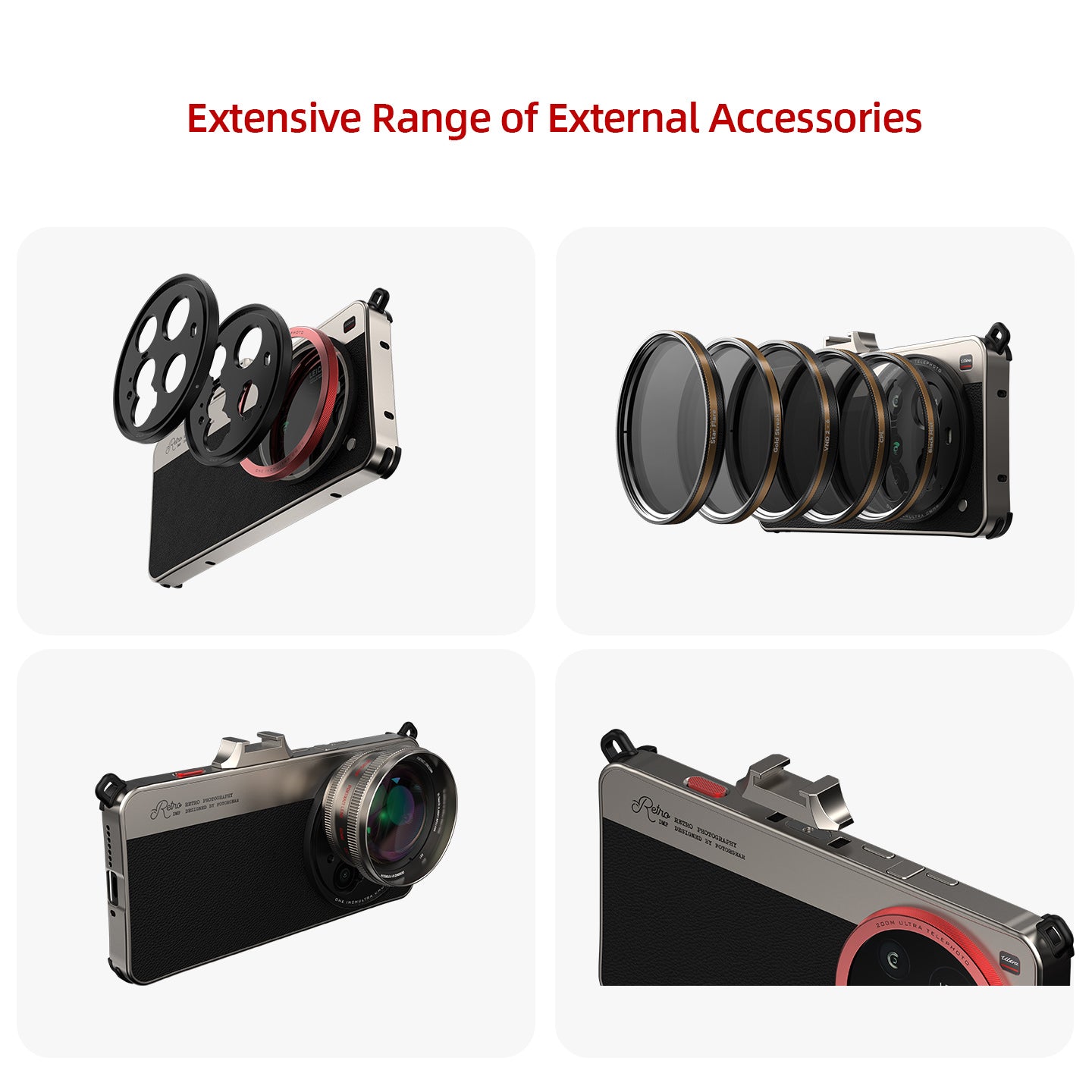 เคสโทรศัพท์แบบกลไกสไตล์เรโทร ร - Camera Leather Case บทวิจารณ์และราคา