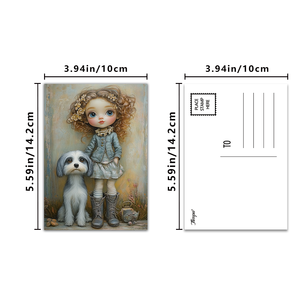 โปสการ์ดตุ๊กตาน่ารักสไตล์วินเท - Vintage Collectible Dolls บทวิจารณ์และราคา